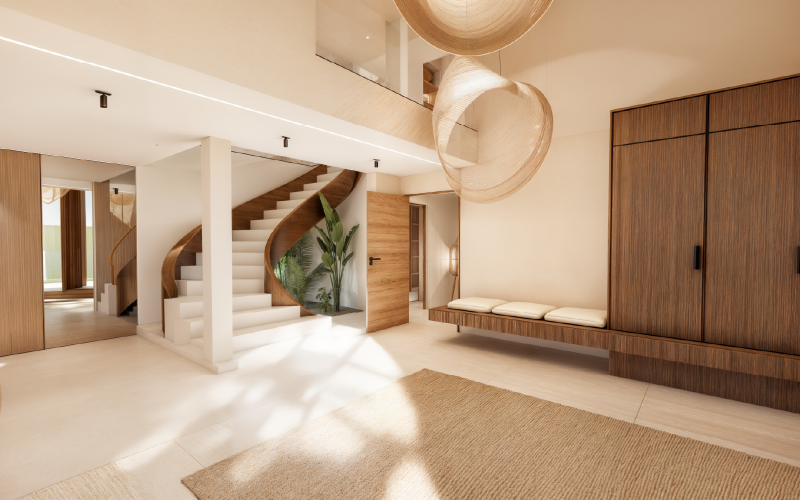 Allier charme rétro et design moderne dans une rénovation complète de maison en Haute Garonne