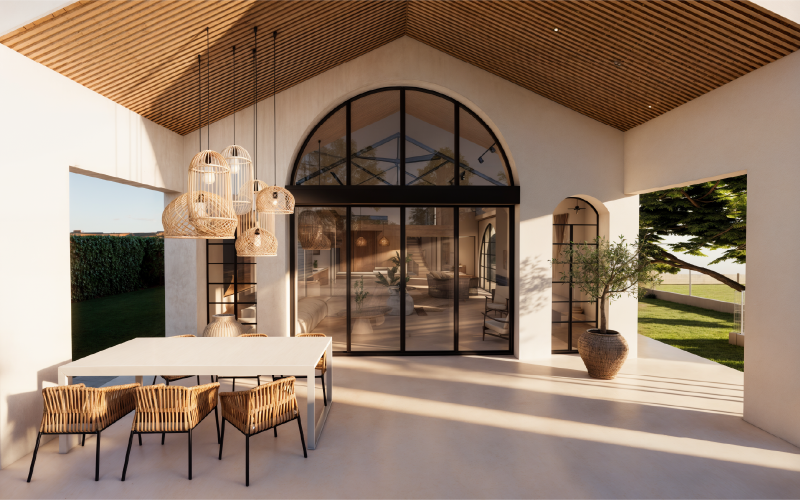 Projet architectural autour d’une maison 1960 à Toulouse : lumière, volumes et matières brutes