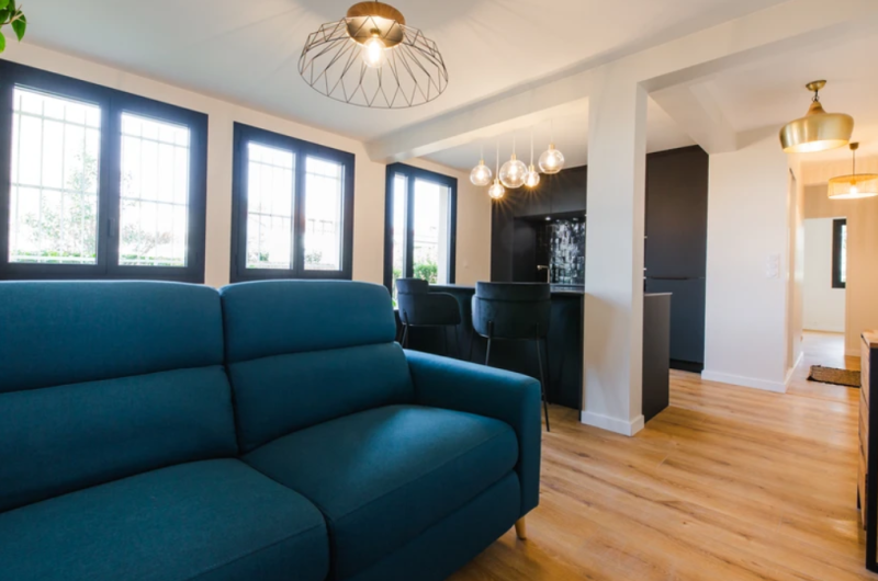 Rénovation et aménagement total d'un appartement à Toulouse par un architecte d'intérieur. 