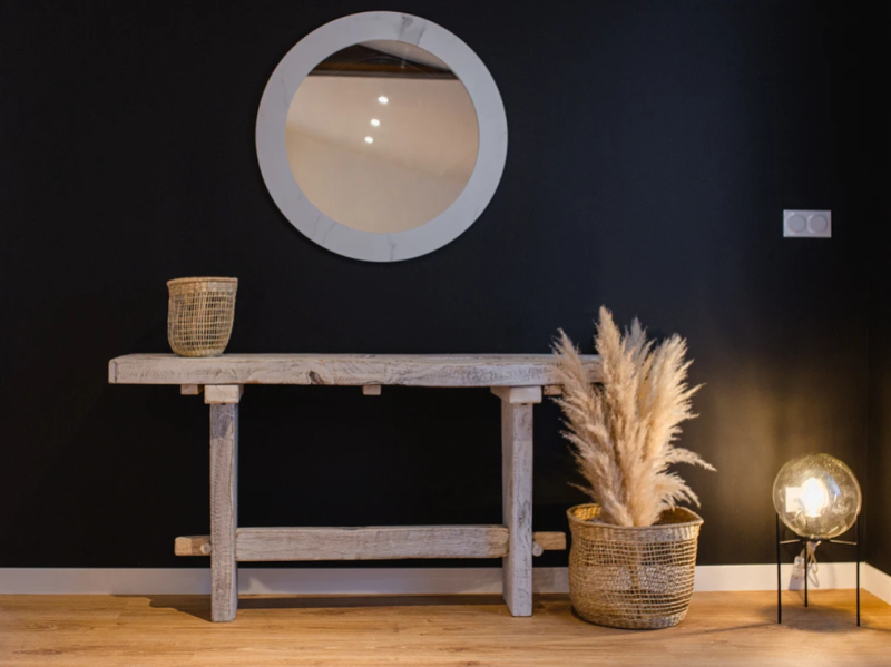 Aménagement et décoration d'intérieur pour un ancien appartement en région occitanie par un architecte d'intérieur spécialisé. 