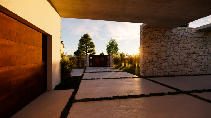 Projet de rénovation de maison d'architecte ou villa de luxe par un architecte d'intérieur en Gironde. 