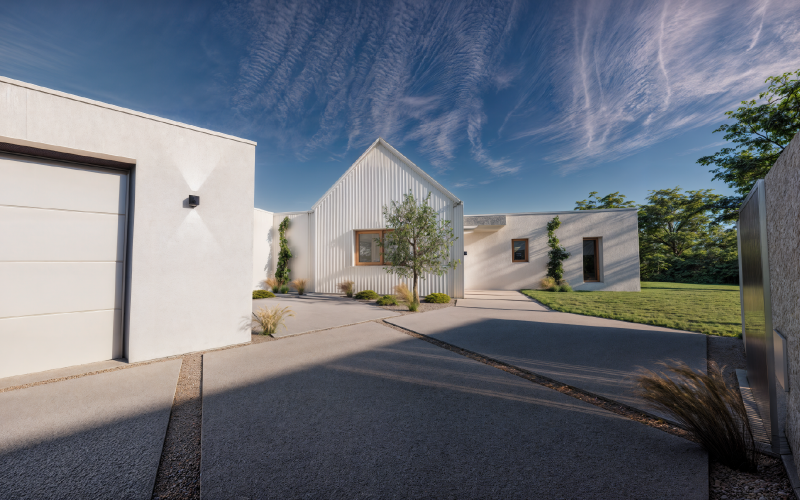 Comment maximiser la luminosité et les volumes dans une villa moderne ?