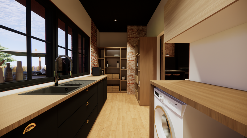 Architecte d’intérieur expert en plans 3D pour rénovation de corps de ferme dans le Sud-Ouest.