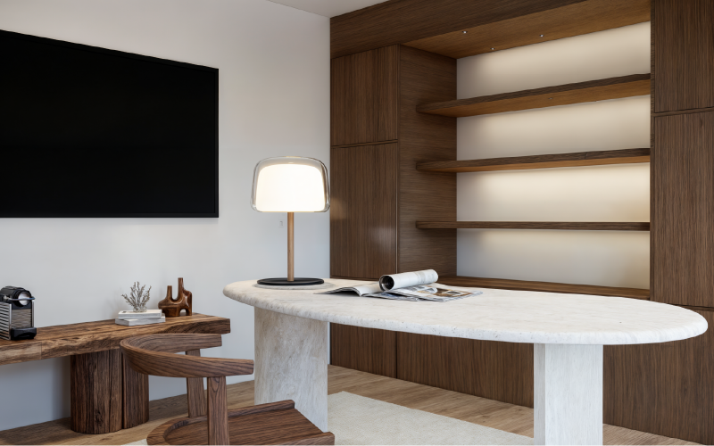 Projet de rénovation par un architecte d'intérieur d'une maison moderne et haut de gamme. 