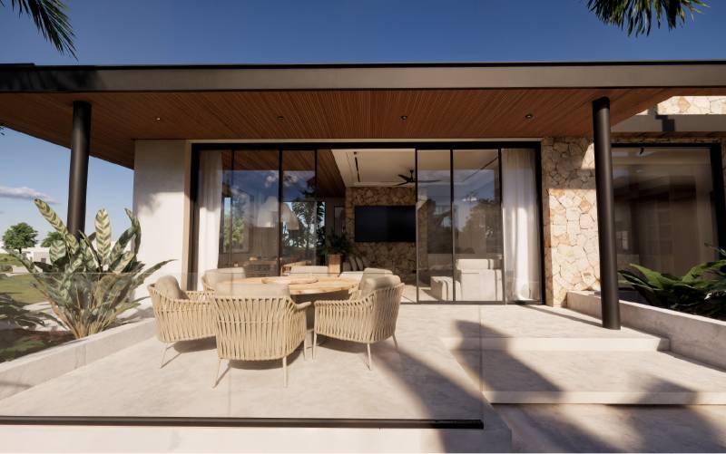 Création d’une villa d’exception alliant architecture, design et élégance.