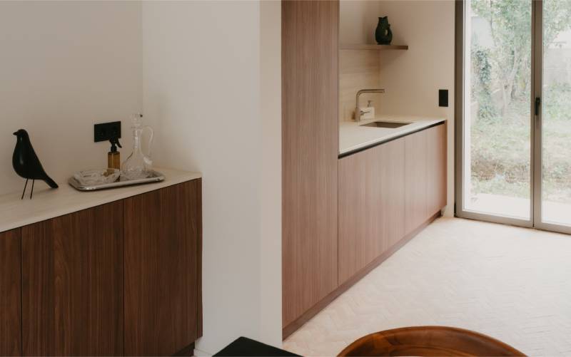 Optimiser une cuisine traversante dans une maison de ville à l’Union.