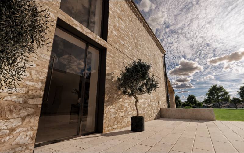 Rénovation patrimoniale d’une maison familiale dans le Gers.